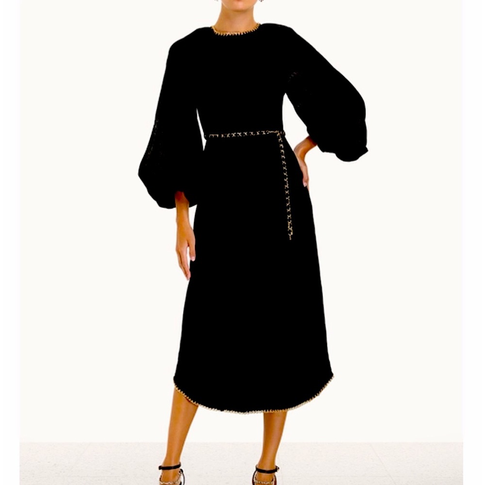 Zimmerman ROULEAU CHAIN MIDI DRESS